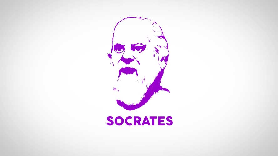 طراحی لوگو آموزشگاه سقراط